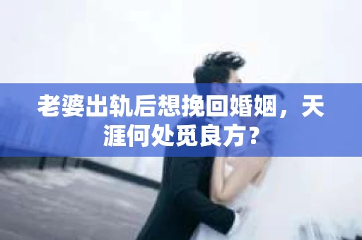 老婆出轨后想挽回婚姻，天涯何处觅良方？