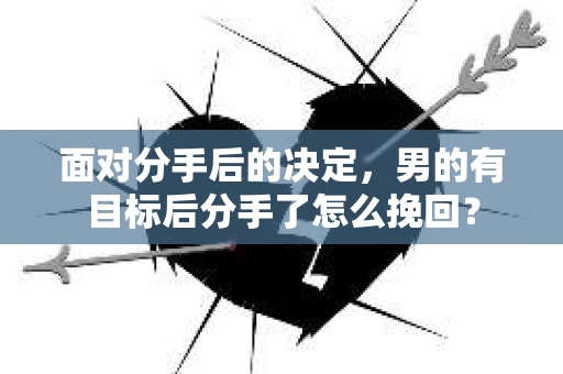 面对分手后的决定，男的有目标后分手了怎么挽回？