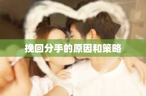 挽回分手的原因和策略