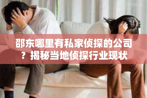 邵东哪里有私家侦探的公司？揭秘当地侦探行业现状
