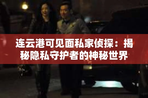 连云港可见面私家侦探：揭秘隐私守护者的神秘世界