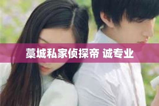 藁城私家侦探帝 诚专业